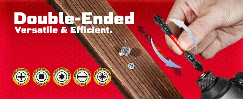 Using Double Ended Impact Power Bits for Hardwood Using Double Ended Impact Power Bits for Hardwood